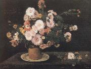 Gustave Courbet Flower USA oil painting reproduction